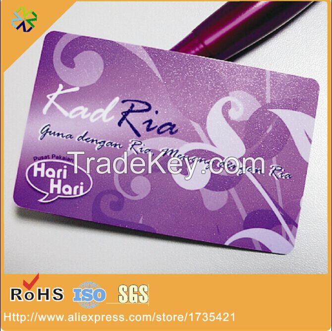 (1000pcs/lot)4 color printing both side cmyk printing plastic card