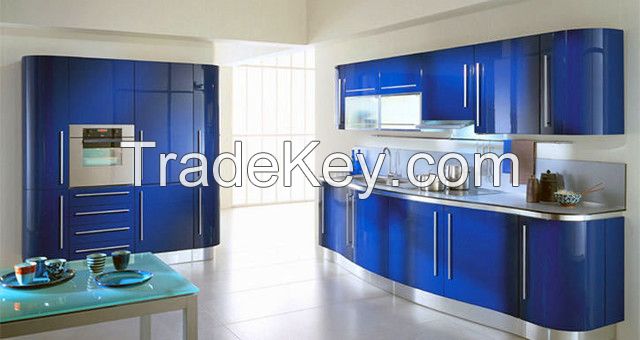 2pac/glossy lacquer modular kitchen cabient