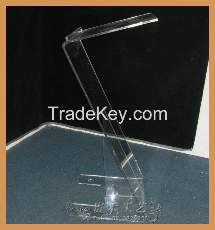 Z-shape high quality acrylic podium, modern podium