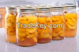 Canned peaches