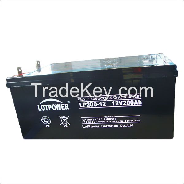 VRLA/AGM Battery 12V 200Ah Deep cycle battery