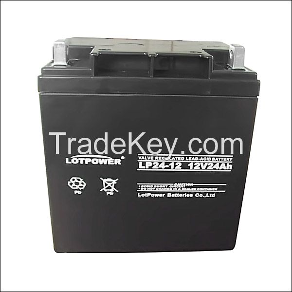 VRLA/AGM Battery 12V 24Ah Deep cycle battery