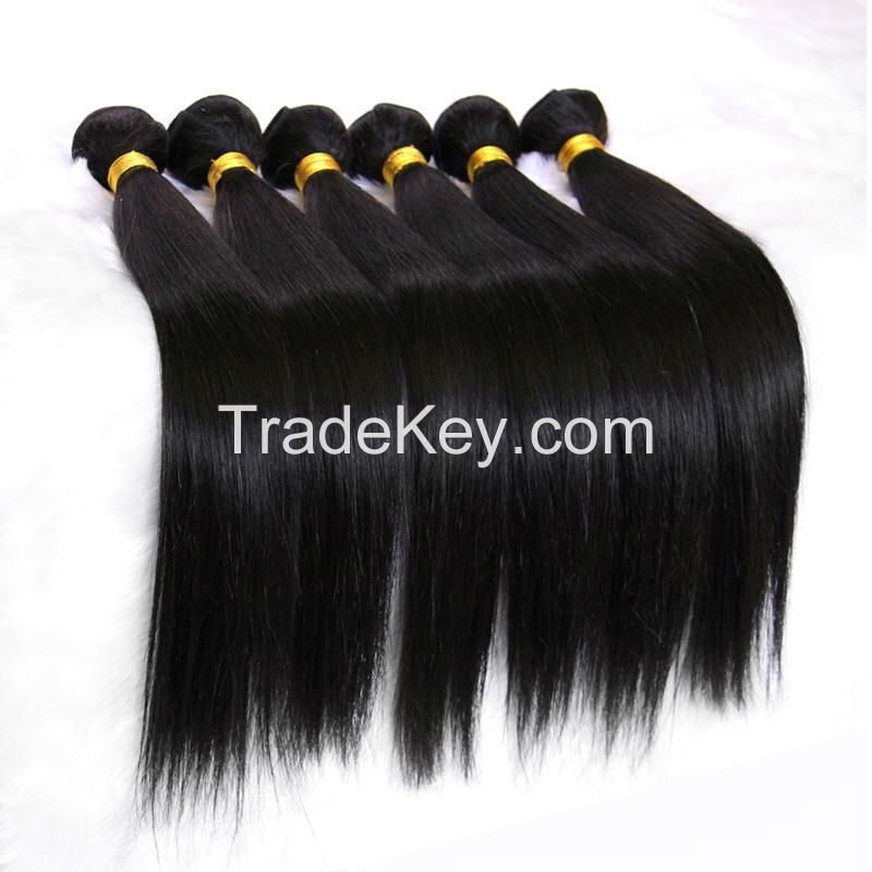 Luxury Silky Straight Peruvian Virgin Human Hair 6A Weave Weft 3/4/5 Bundles
