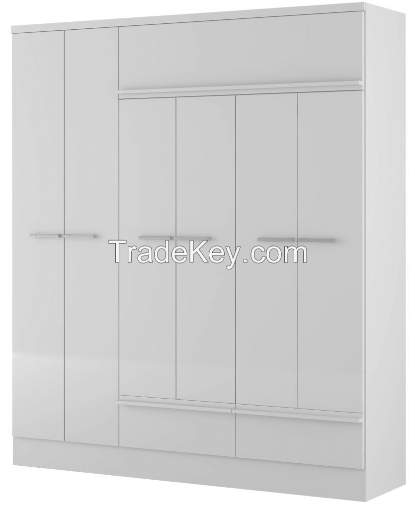 Wooden Wardrobe model 410! Brazilian furniture wholesaler!