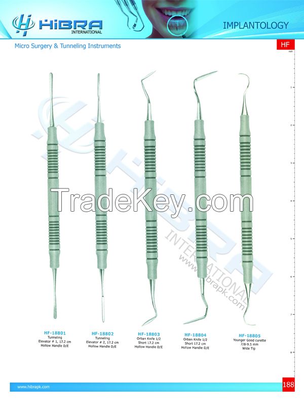 Micro surgery & Tunneling Instruments