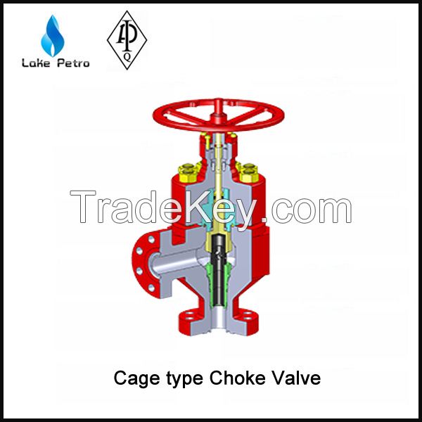 LAKE API Cage type Choke Valve in oilfield