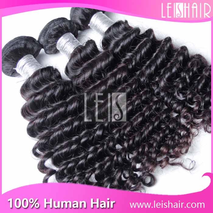 Fashion culry style grade 6a Brazilian virgin deep curly hair extensions