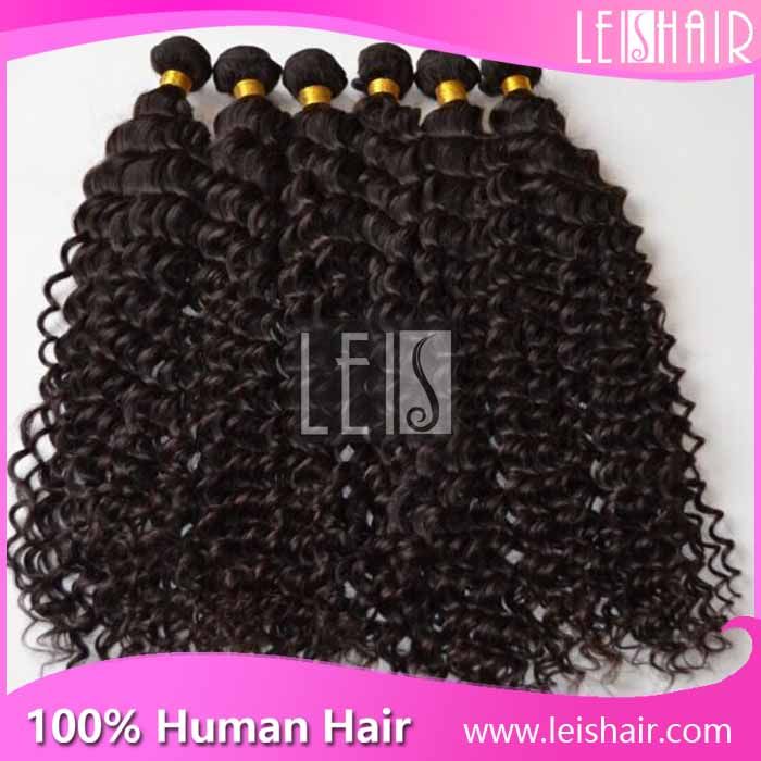 5A Good quality hot sale deep curly peruvian remy human hair extension