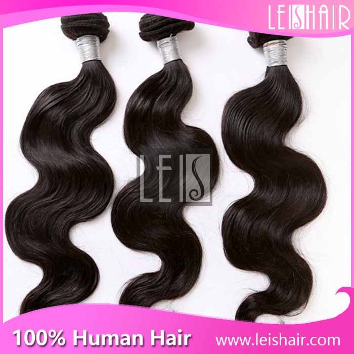 Factory price grade 6a body wave indian virgin remy human hair