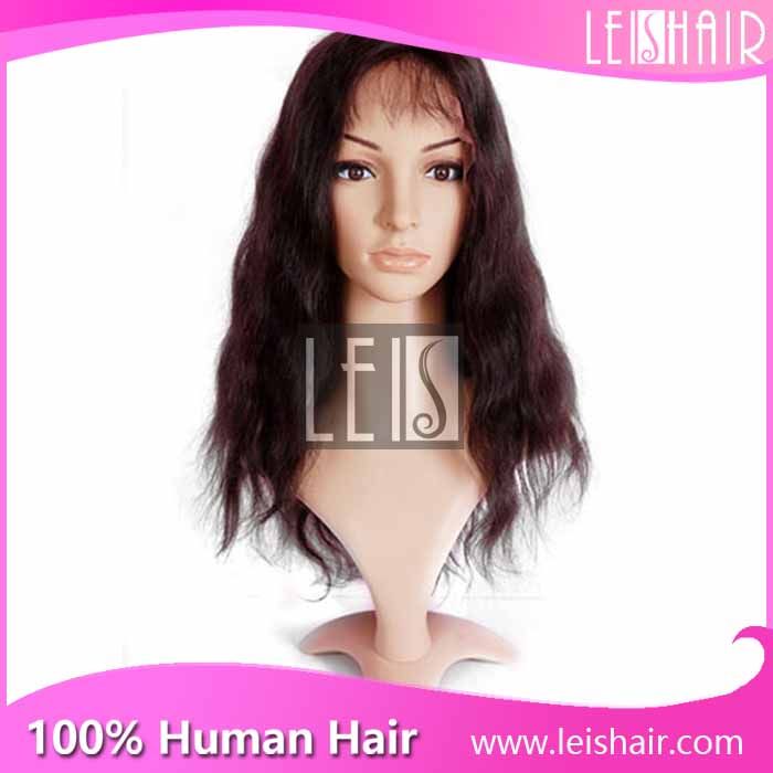 Hot selling straight 100% human hair full lace wig
