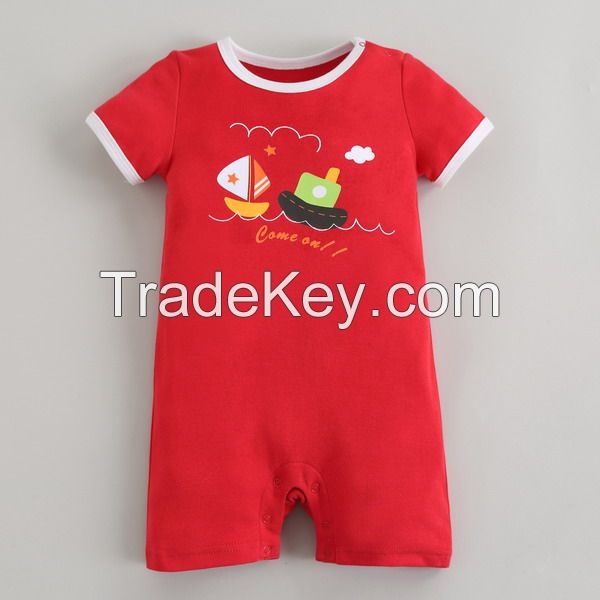 sell Cotton Baby Romper Baby Clothes Baby Boy Jumper Baby Summer Sunsuit Cotton Fabric