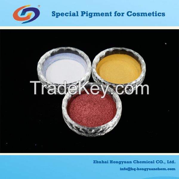 AS( triethoxycaprylylsilance) post treated pearl lustre pigment surface treated pearl pigment for cosmetic