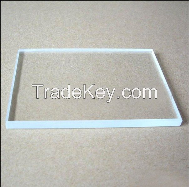 A Low Iron Transparent Glass Flat Surface