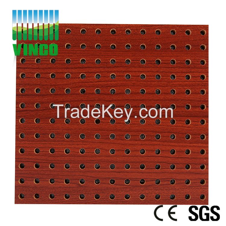 wooden perforated acoustic panel, studio diffuser