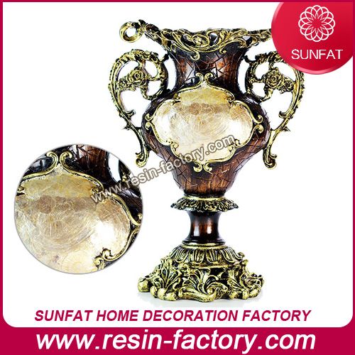 Wholesale home decor resin flower vase