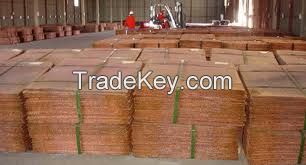 Copper Cathodes High Grade 99.99% Electrolytic Grade