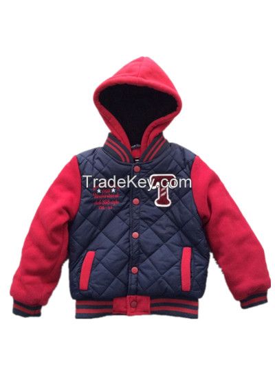 Customized Winter Active Boy Outwear Varsity Jackets