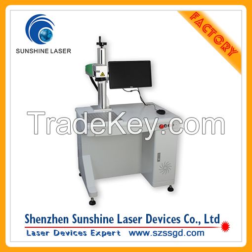 High Specificats 30w Fiber Laser Marking on Metal and Nonmetal Machines