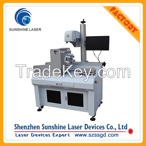 20w Fiber Laser Maring Machine with Rotary for Sale