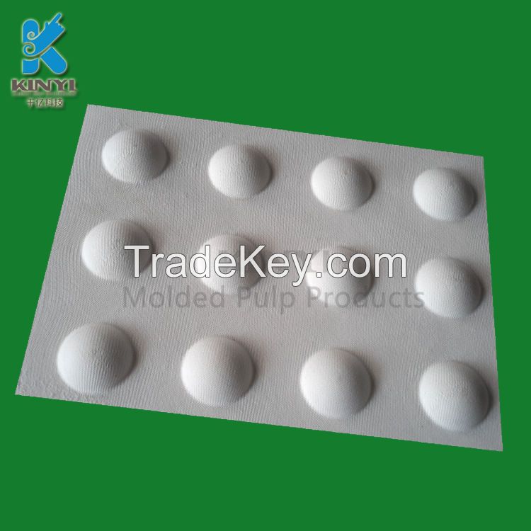 Custom high-end plant pulp cosmetics packaging paper tray