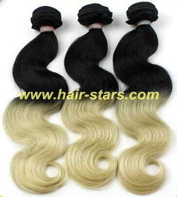 T colors virgin hair weft