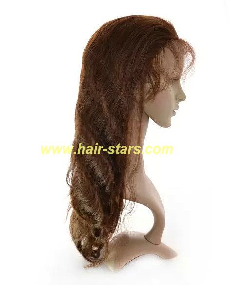 Natural virgin hair lace wig