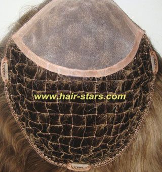 Mono top fish net toupee