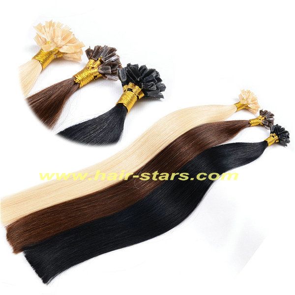 V-tip human hair extension