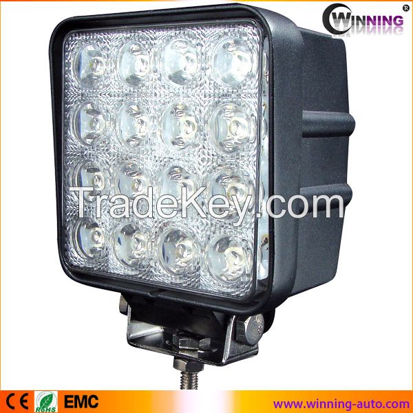 48W LED Work Light Flood Light Off Road ATV SUV Car Boat Jeep Truck