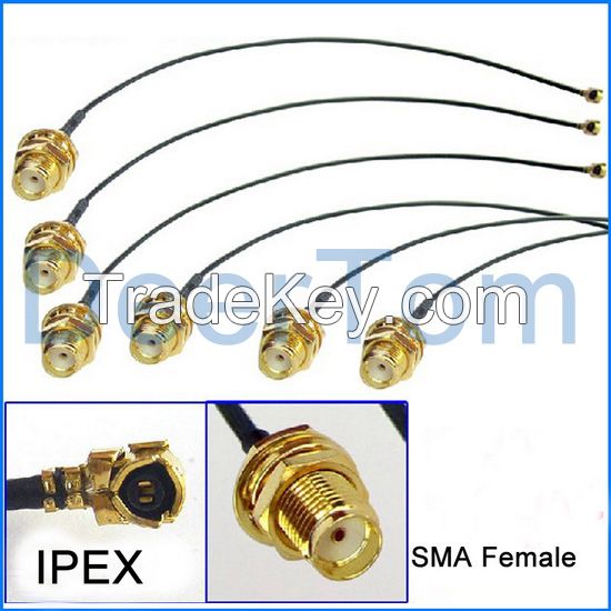 SMA Female to IPEX UFL Pigtail Cable Jump Cable RF Cable Antenna Cable Extender