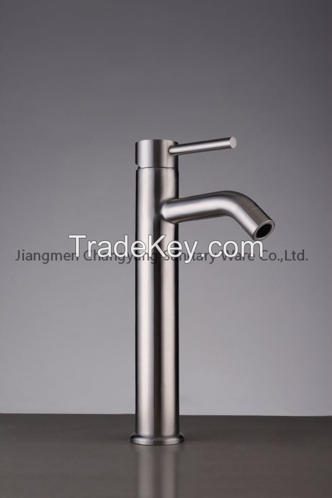 Stainless Steel Cold and hot water basin mixer