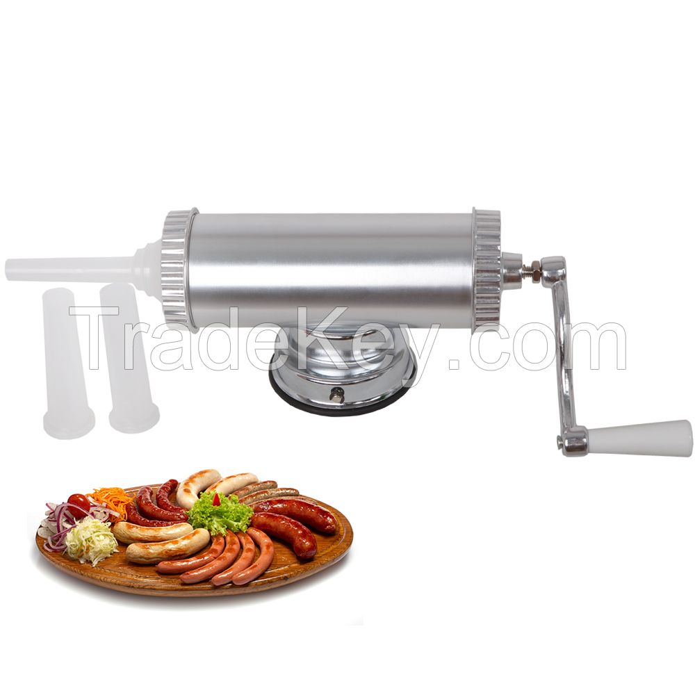 2lbs Hand Operated Aluminum Home Sausage Filling Machine