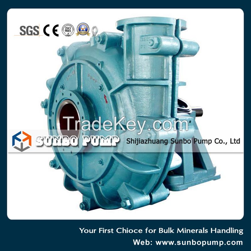 Large Capacity Mineral Processing Coal Washing Centrifugal Slurry Pump 250HS