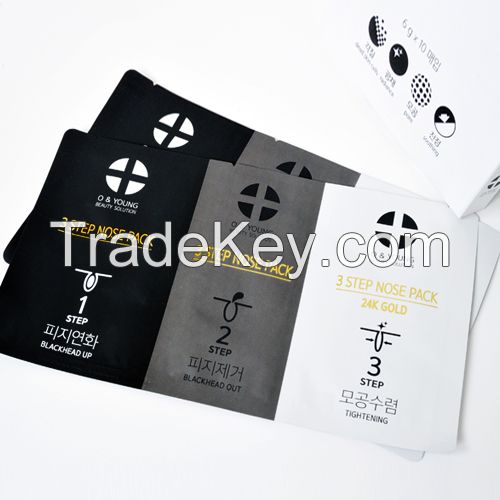 Sell Korean Cosmetic. 3 Step 24k Gold Nose Pack (Made In Korea)