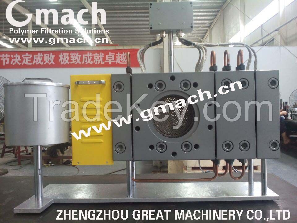 Automatic control band type continual working screen changer