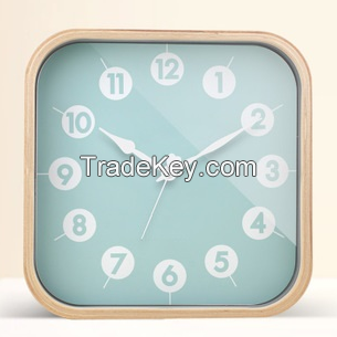 wooden clock