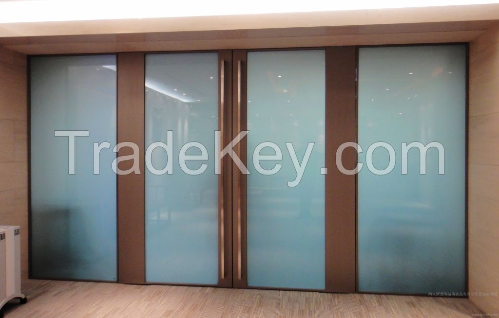 Guangzhou TPT factory sell smart safe glass , electric switchable film