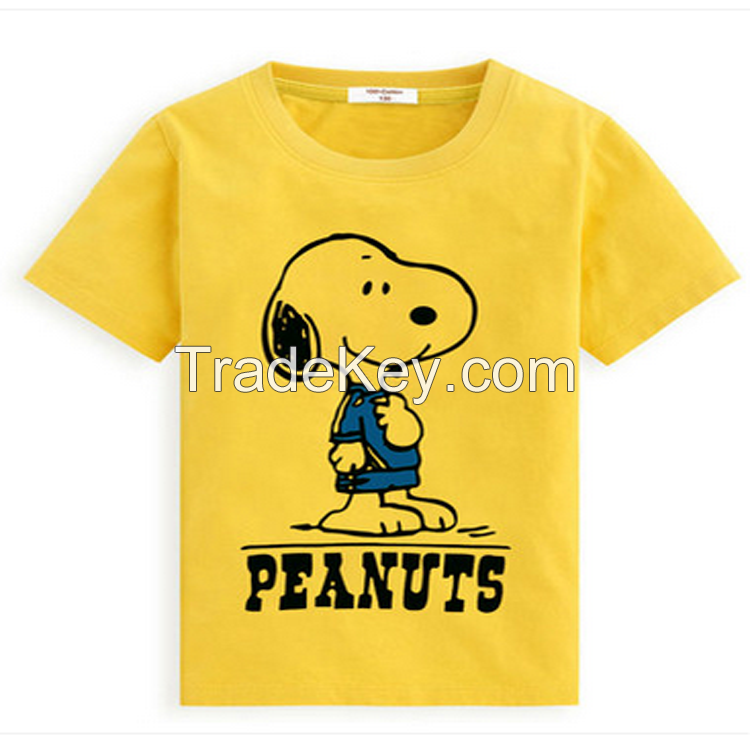 Hot selling high quality t shirts for boys OEM your design kids clothes factory