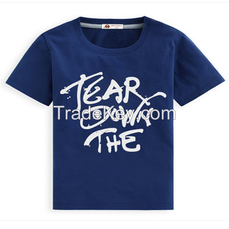 New design high quality boys shirts OEM your design kids clothes factory