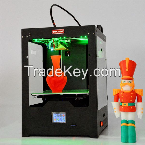 New design metal frame China supplier Roclok desktop 3D printer support ABS PLA