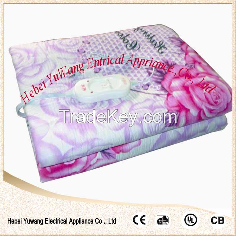 Single Suede Electric Blanket Safe Electric Heating Blanket