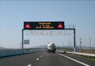 Single Chip 1R1W IP65 Speed Limit Led Display Traffic Signs Controlled by PC