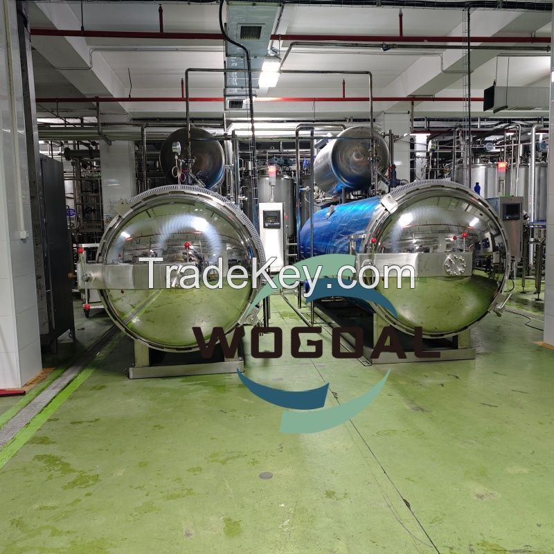 Large Steam Retort Autoclave Machine for Canned Sweet Corn Food Sterilization