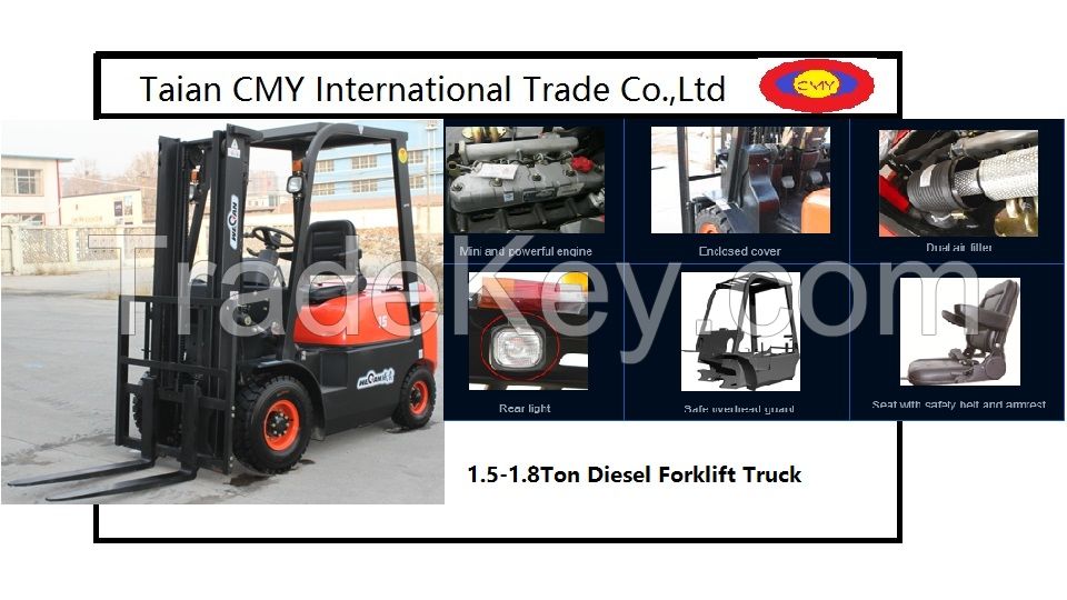 1.5 tons Diesel Forklift Truck