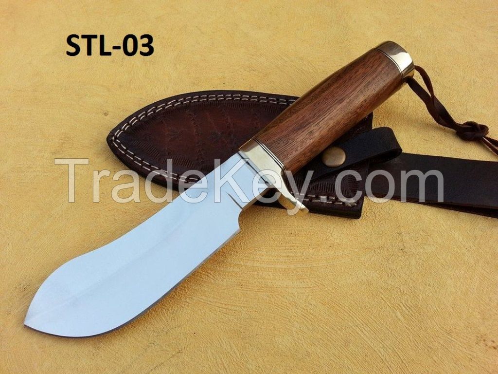 Custom made D2 Steel hunting knife