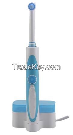 Rotary electric toothbrush with two minutes timer function