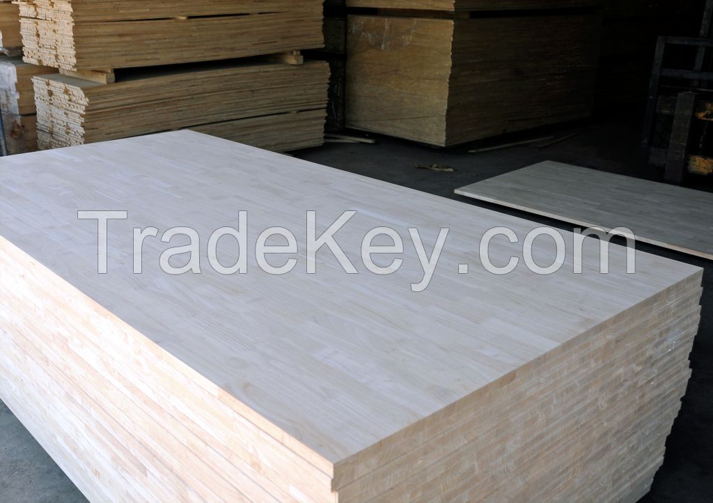 Finger jointed panels solid wood