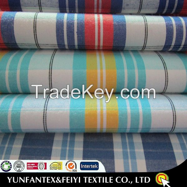 2015 original yarn dyed plaid designs 100 cotton  plaid pattern 100 cotton shirting fabric with silk finish