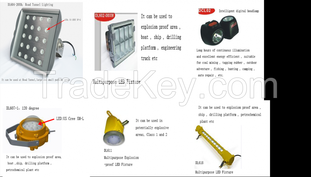 Multipurpose Explosion-proof LED Fixture