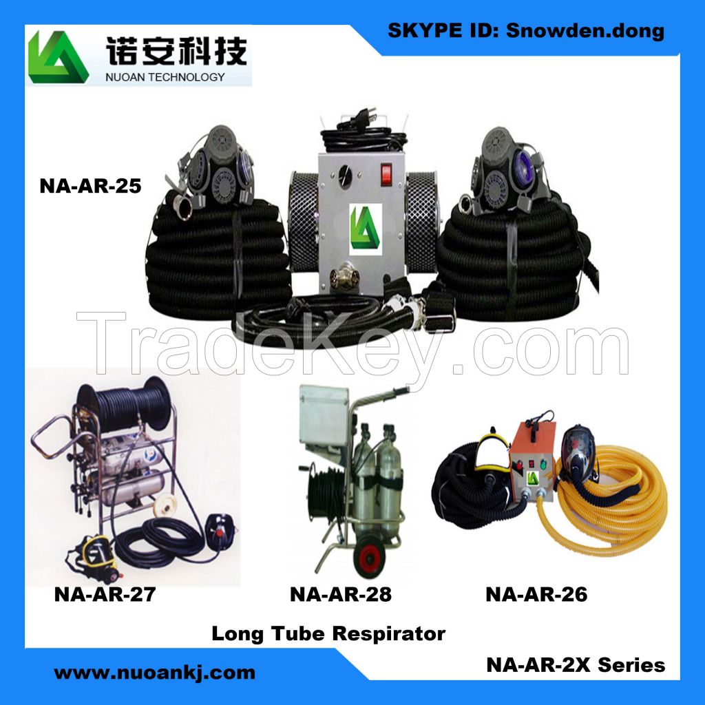 the Long Tube fresh air Respirator